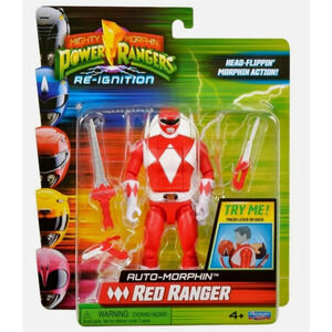 MIGHTY MORPHIN POWER RANGERS RE-IGNITION 6" Red Ranger Figure Jason ***READ***